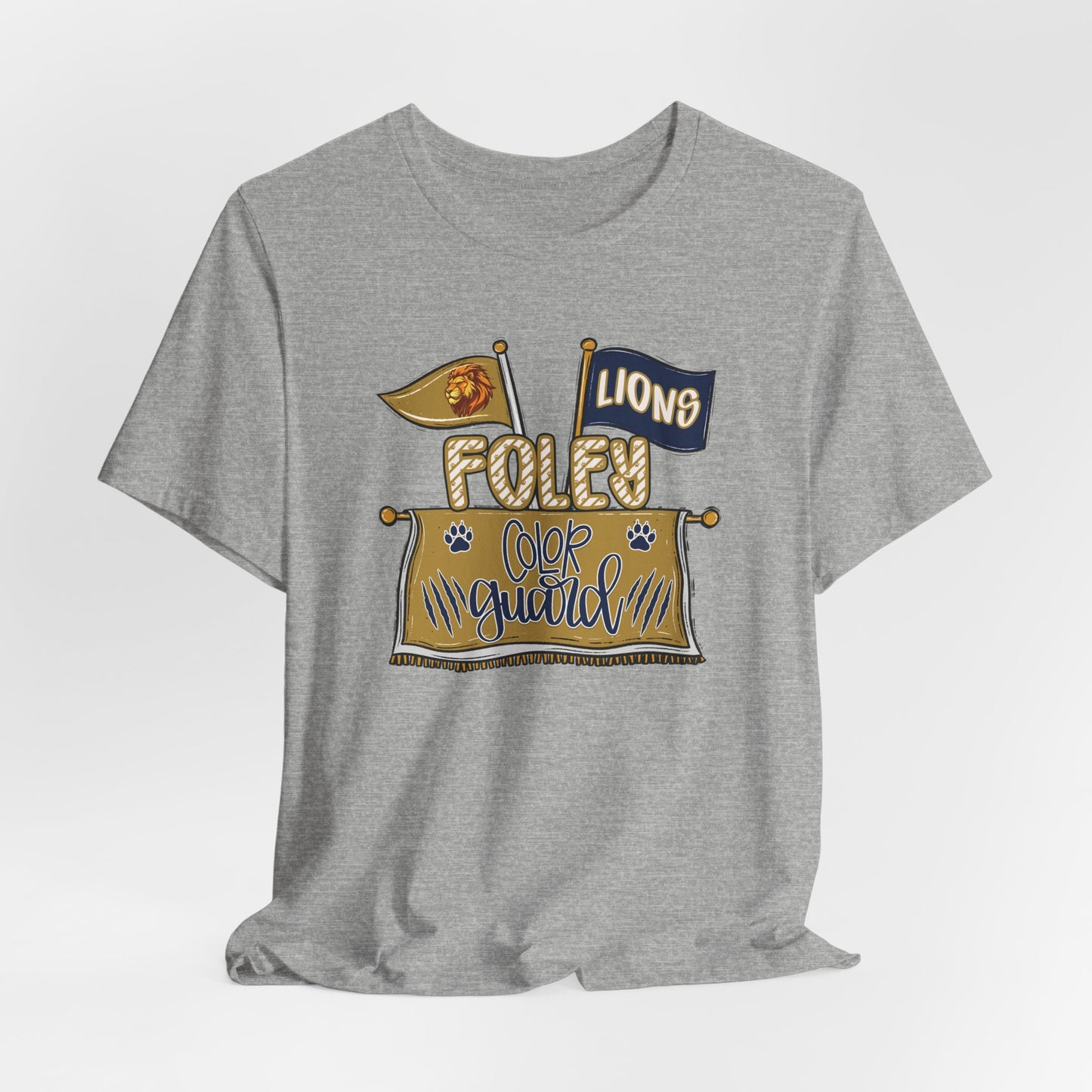 Foley Lions Color Guard Jersey Tee - Bella Canvas