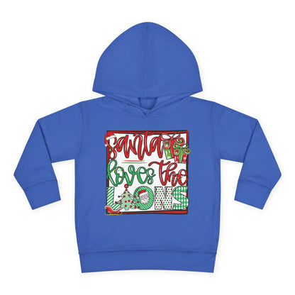 Santa Loves The Lions Toddler Hoodie