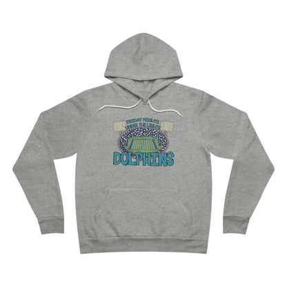 Adult Dolphins Friday Nights Under the Lights Unisex Hoodie - Bella Canvas