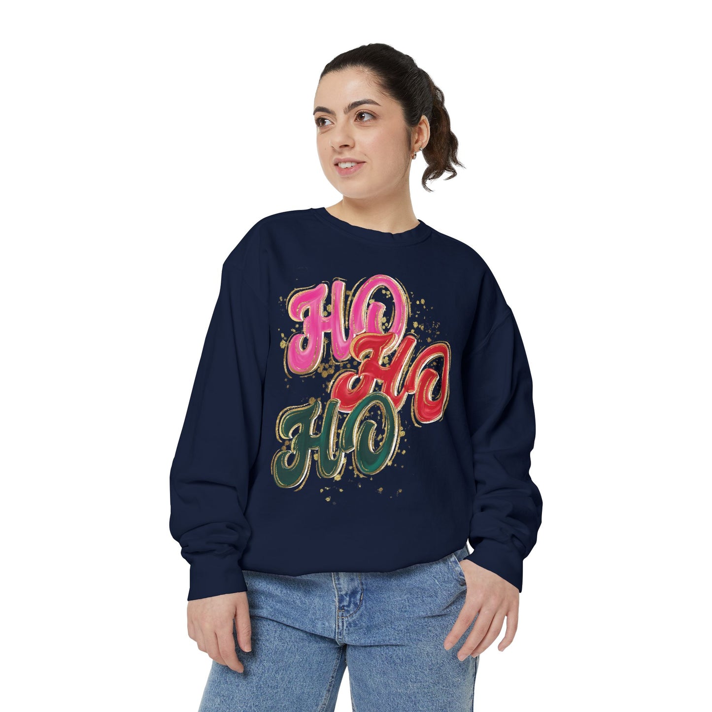 HO HO HO Sweatshirt Comfort Colors