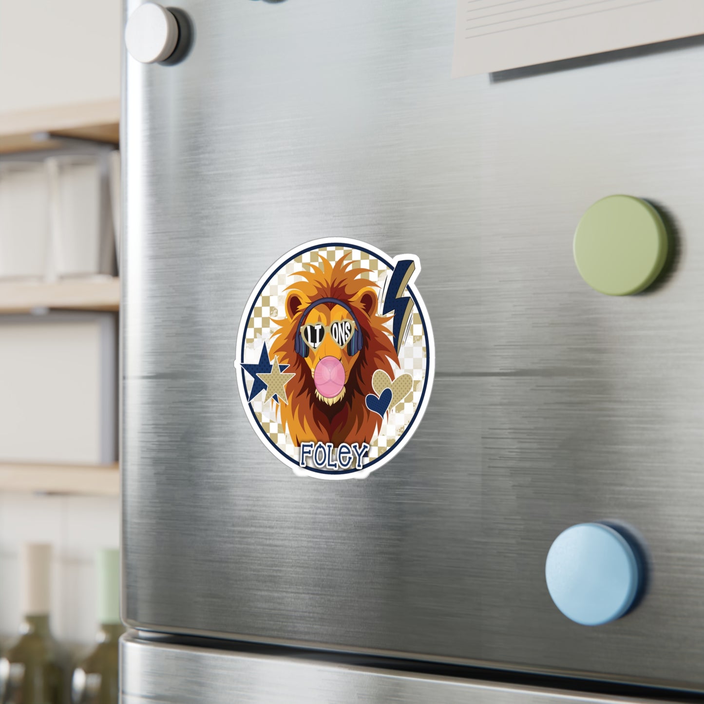 Bubble Poppin Rockin Lion Vinyl Decals
