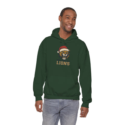 Merry Christmas Lions Hoodie — Gildan