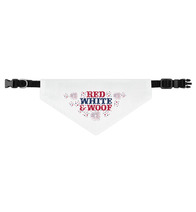 Small Red, White & Woof Design for Dogs