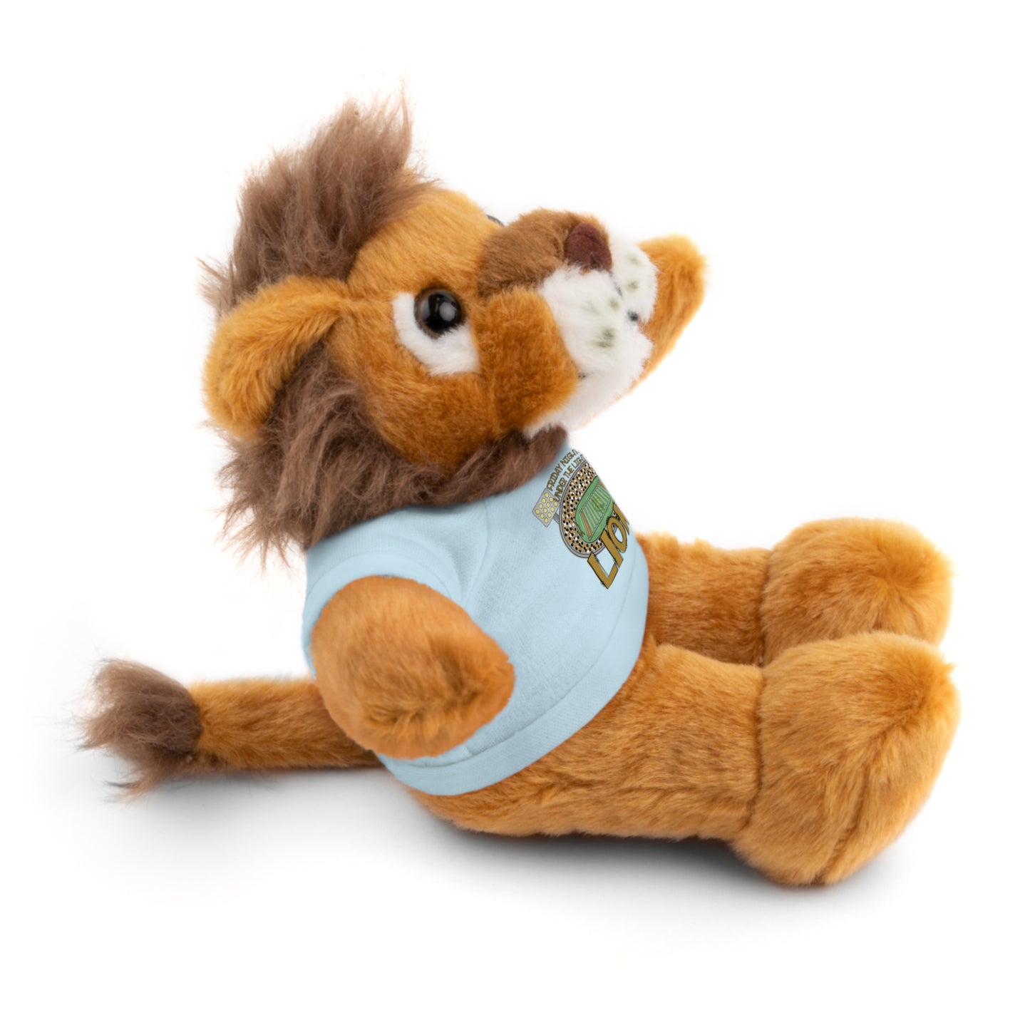 Stuffed Lion with Friday Night Lights Tee