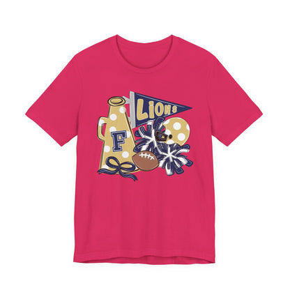 Lions Football Spirit Tee - Bella Canvas