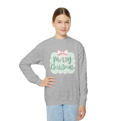 Merry Christmas Youth Sweatshirt - Gildan