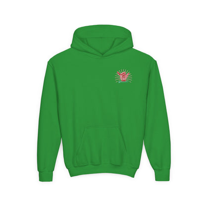 Youth Surfing Christmas Hoodie - Gildan