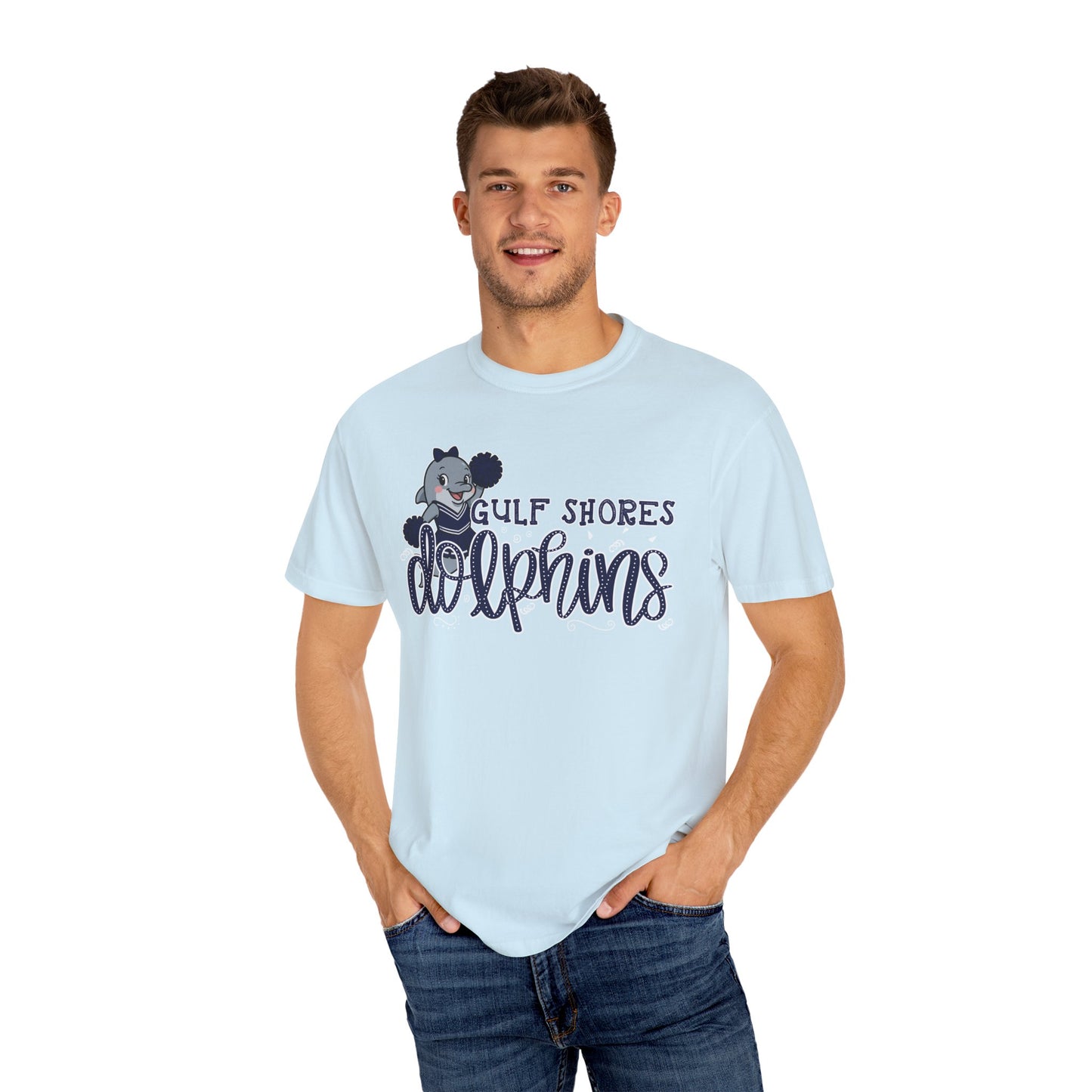 Dolphin Dots on Comfort Colors