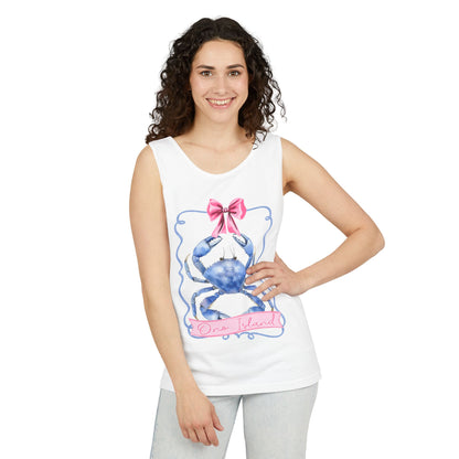 Ono Island Preppy Crab Tank Top - Comfort Colors