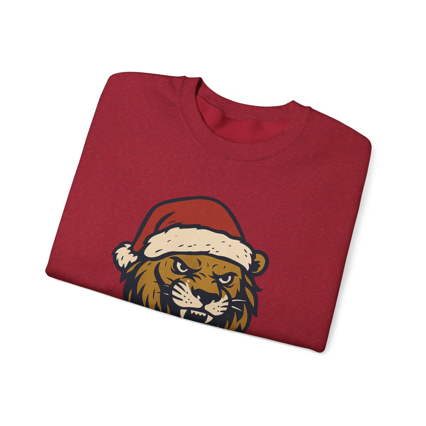 Merry Christmas Lions Sweatshirt — Gildan