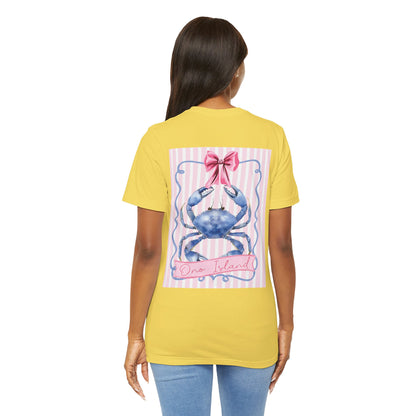 Adult Ono Island Preppy Crab T-Shirt - Bella Canvas