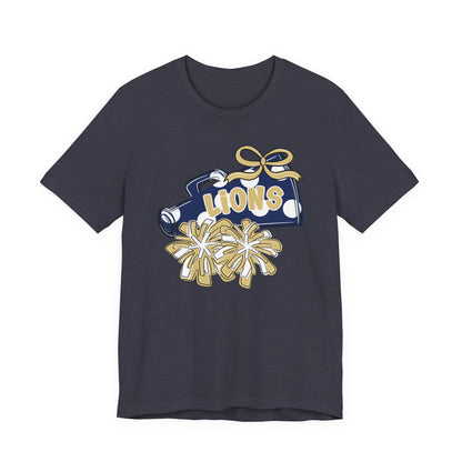 Lions Cheer Spirit Tee - Bella Canvas