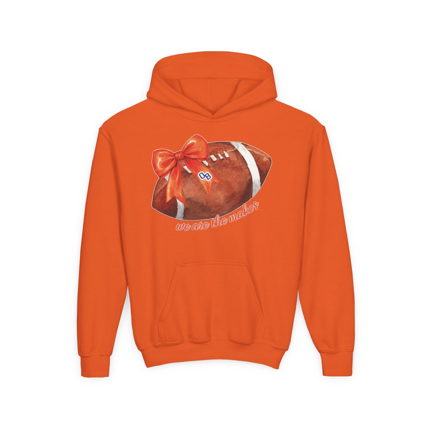 Youth Coquette Football Hoodie