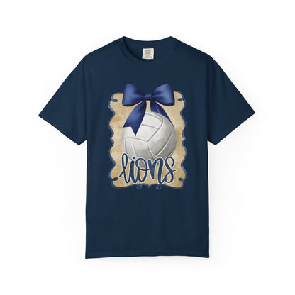 Adult Foley Lions Volleyball Tee - Comfort Colors