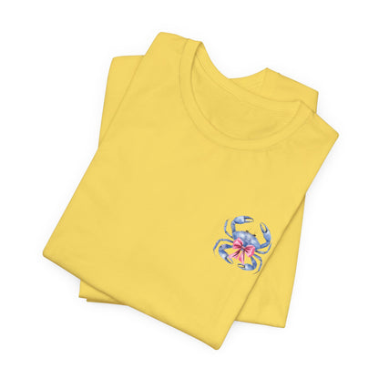 Adult Ono Island Preppy Crab T-Shirt - Bella Canvas
