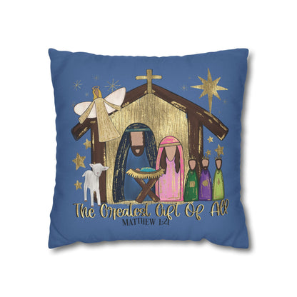 Nativity "The Greatest Gift of All" Pillowcase