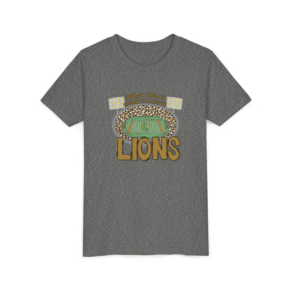 Youth Lions Friday Nights Under the Lights - Bella Canvas