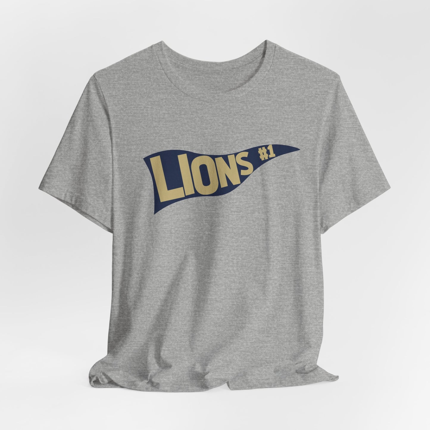 Adult #1 Lions Unisex Jersey Tee - Bella Canvas