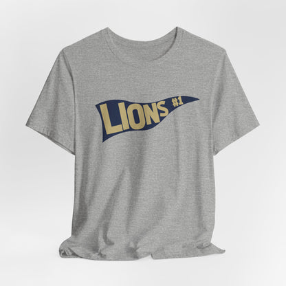 Adult #1 Lions Unisex Jersey Tee - Bella Canvas