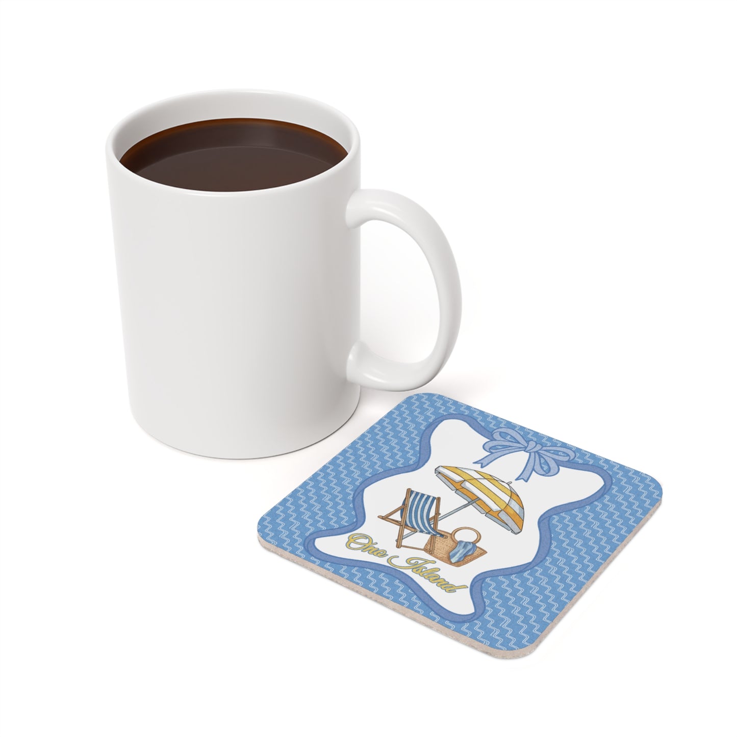 Ono Island Beach Days Cork Coaster