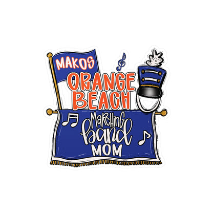 Marching Band Mom Vinyl Decals