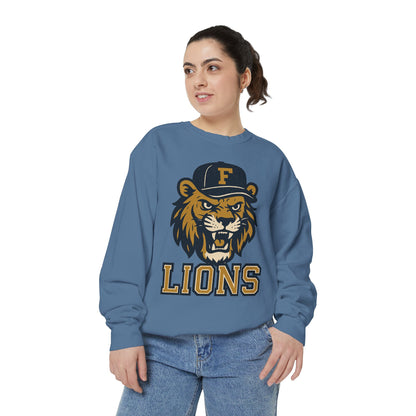Adult Retro Roaring Lions Sweatshirt - Comfort Colors