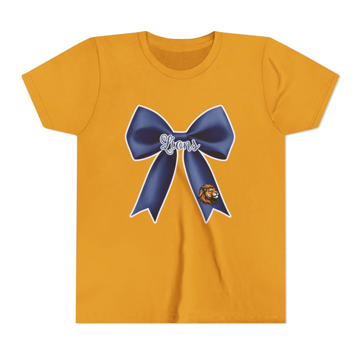 Youth Lions Navy Coquette Bow