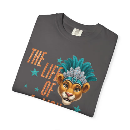 Adult Life of a Lion Faux Glitter - Comfort Colors