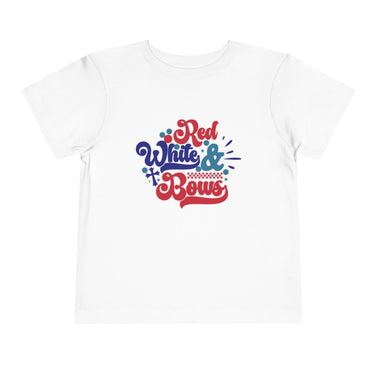 Red, White & Bows Toddler Tee