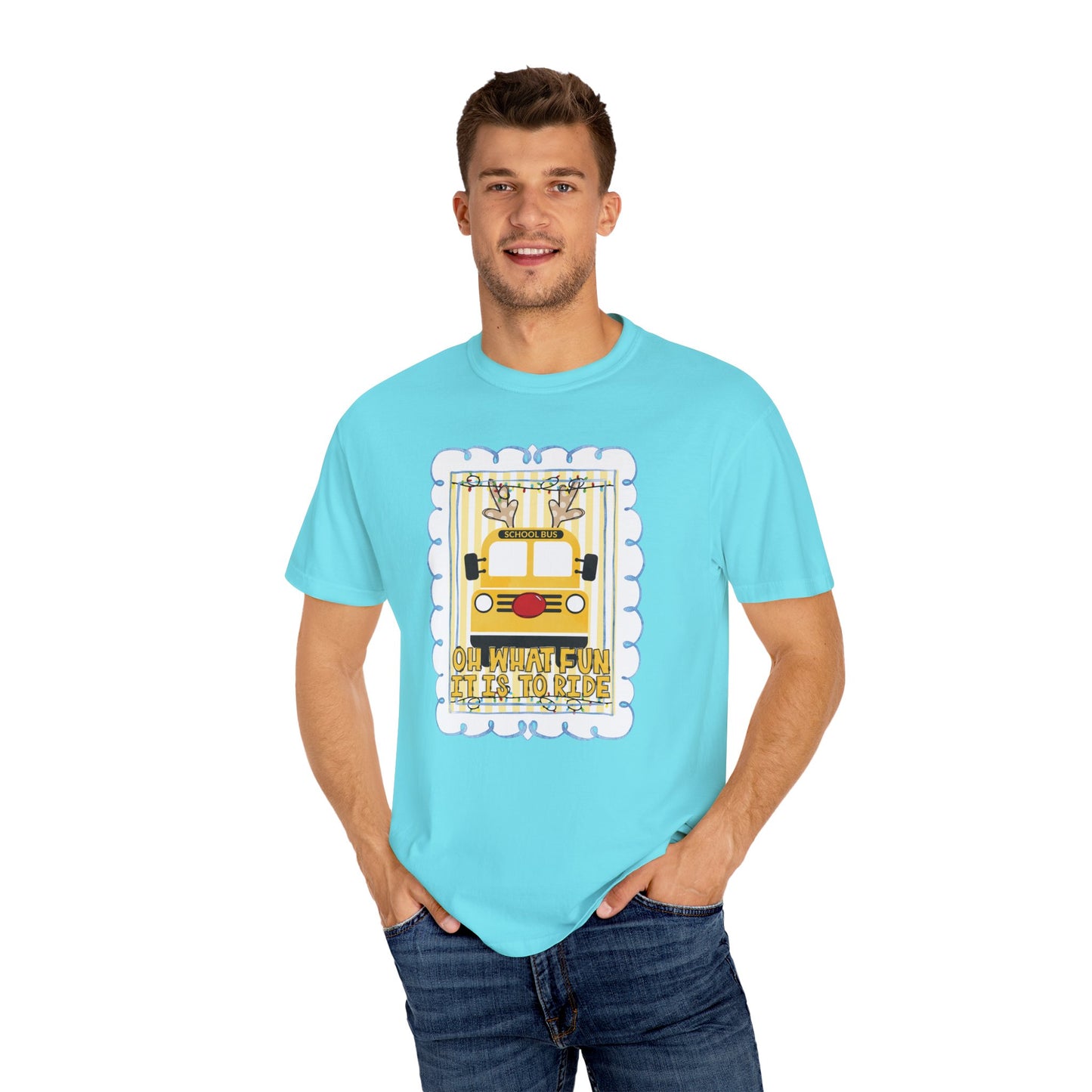 Christmas Bus Driver Tee - Comfort Colors