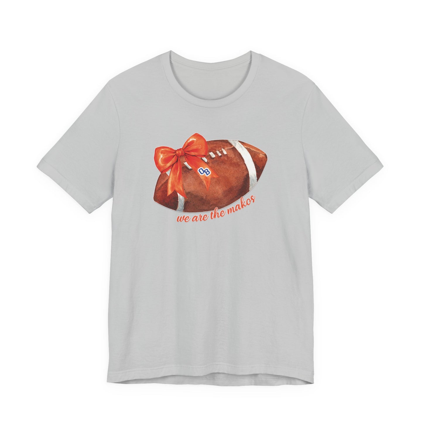 Adult Coquette Makos Football TShirt - Bella canvas