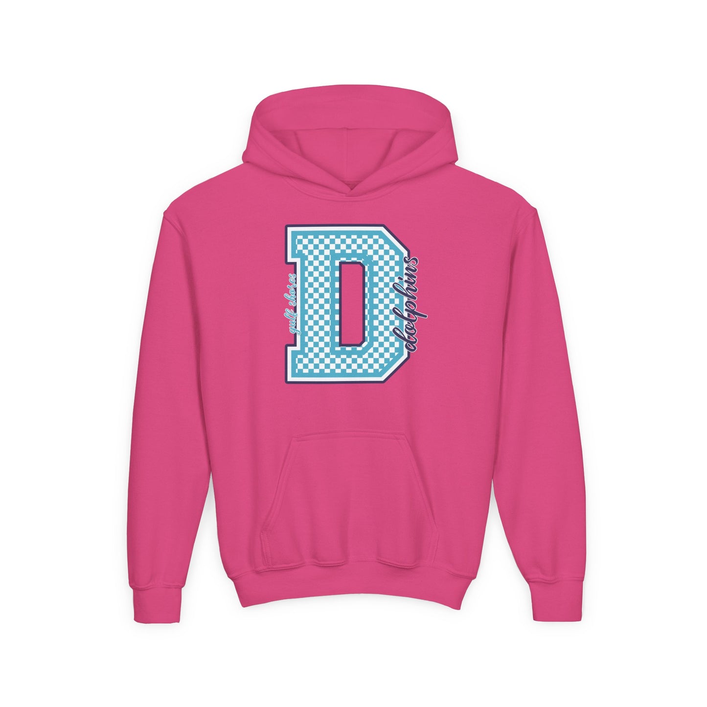 Youth Preppy Checkerboard D Hoodie