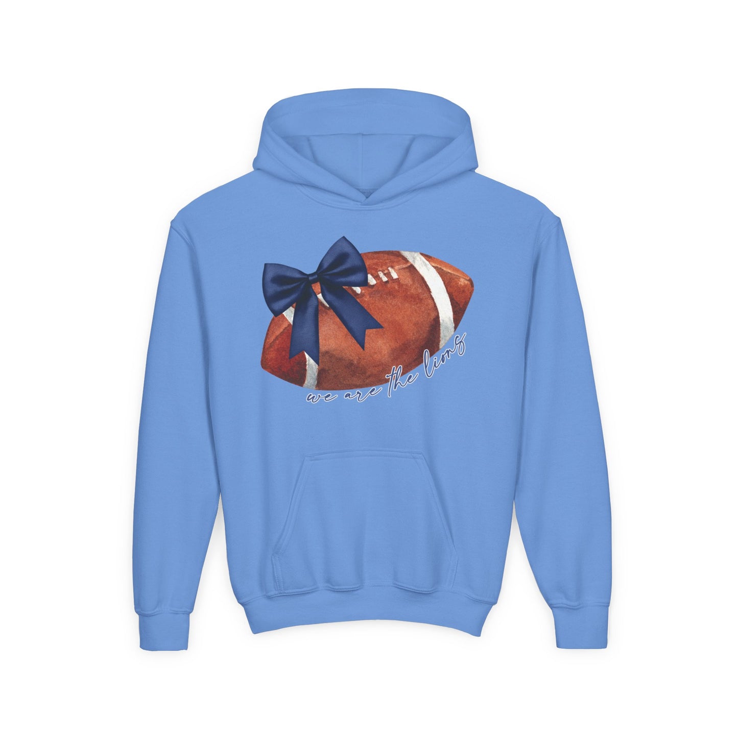 Youth Lions Coquette Football Hoodie