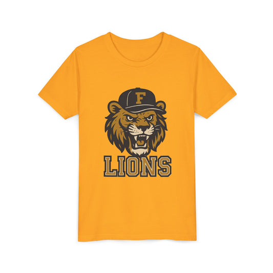 Youth Retro Roaring Lions Tee - Bella Canvas