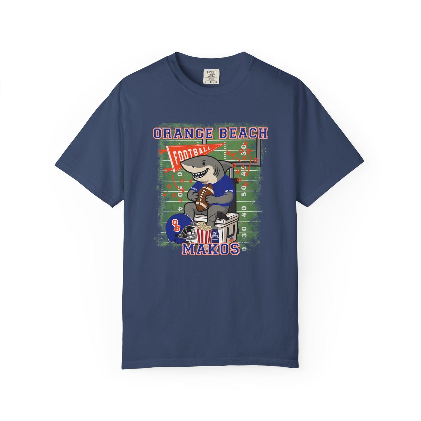 Adult Makos Tailgate Time - Comfort Colors