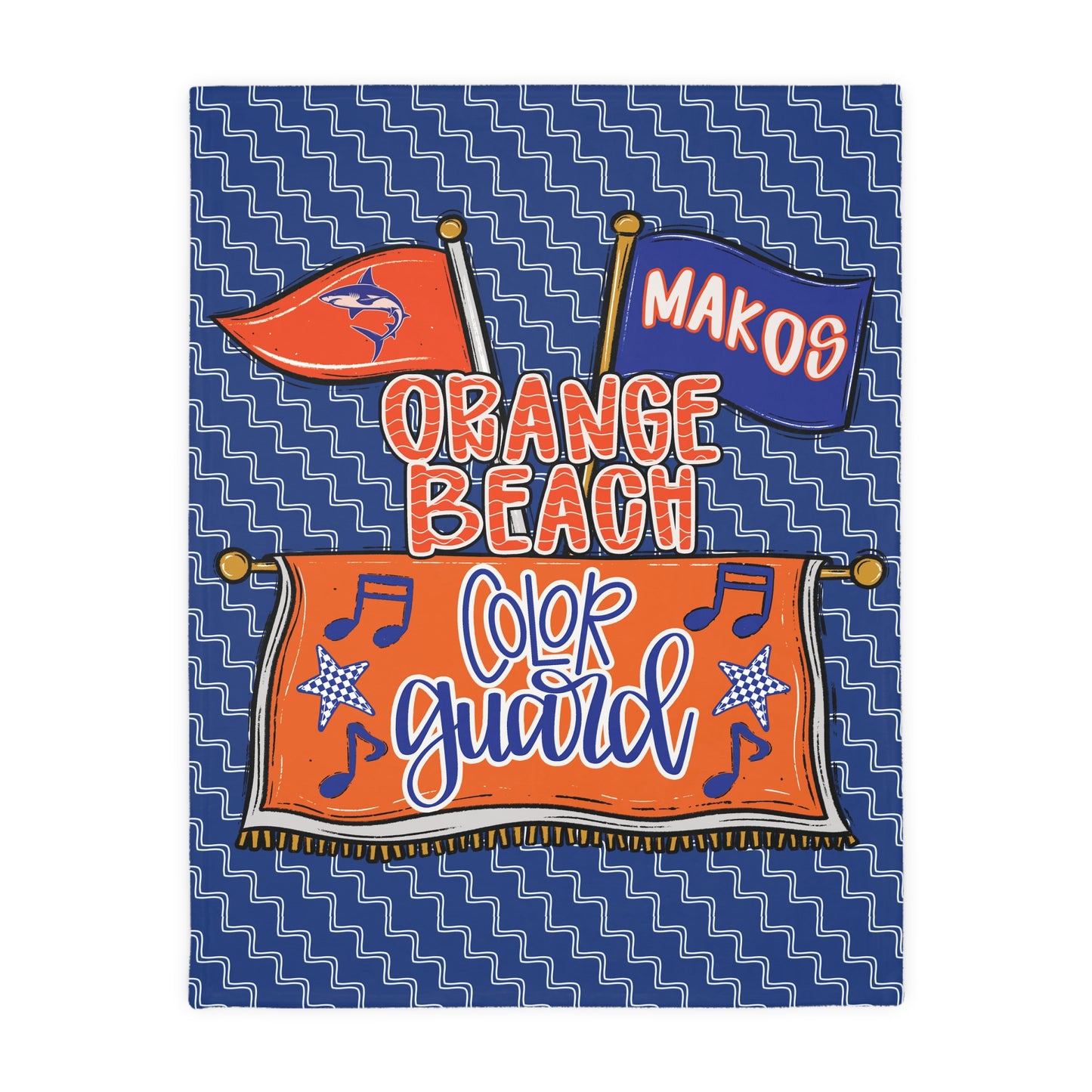 Makos Color Guard Plush Blanket