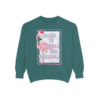 Flamingo Jingle & Flamingle Christmas Sweatshirt