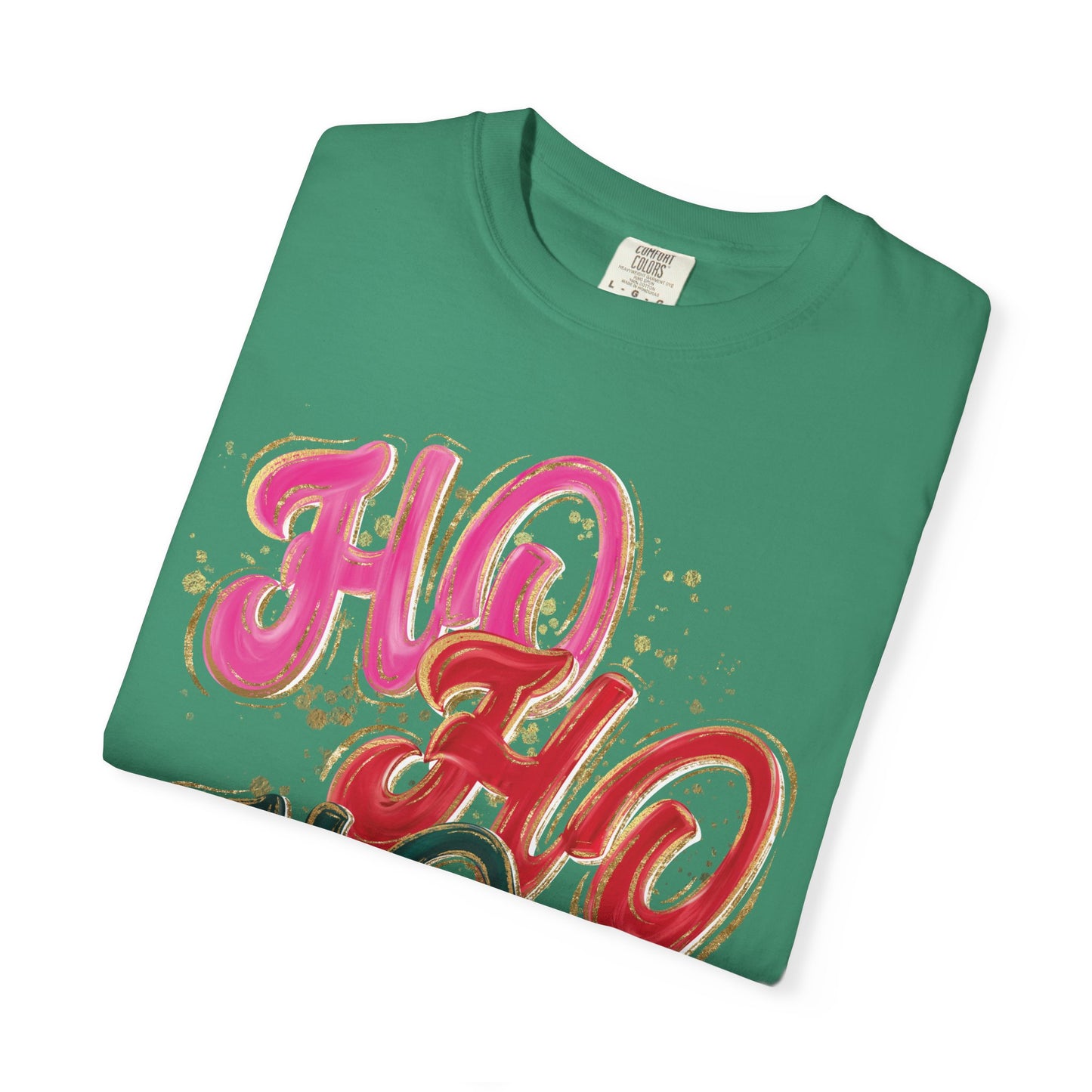 Ho Ho Ho Christmas Tee- Comfort Colors