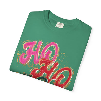 Ho Ho Ho Christmas Tee- Comfort Colors