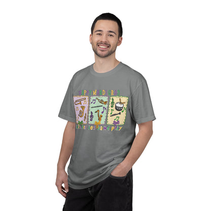 Happy Mardi Gras Jazz T-Shirt — Let the Good Times Roll Shirt