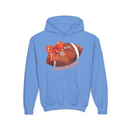 Youth Coquette Football Hoodie