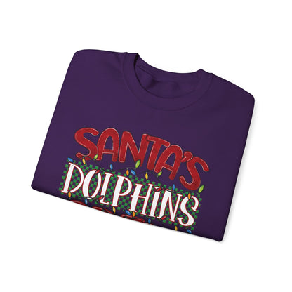 Santa's Dolphins Crew - Gildan
