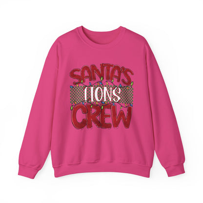 Santa's Lions Crew Sweatshirt - Gildan