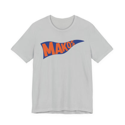 Adult Makos Pennant Unisex Jersey Tee - Bella Canvas