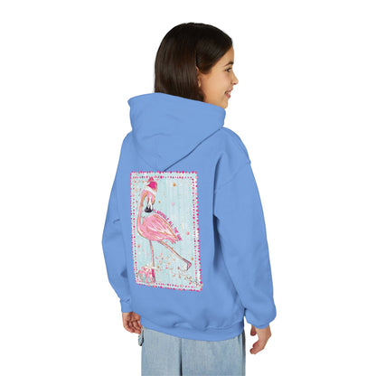 Flamingle All The Way Flamingo Hoodie - Gildan