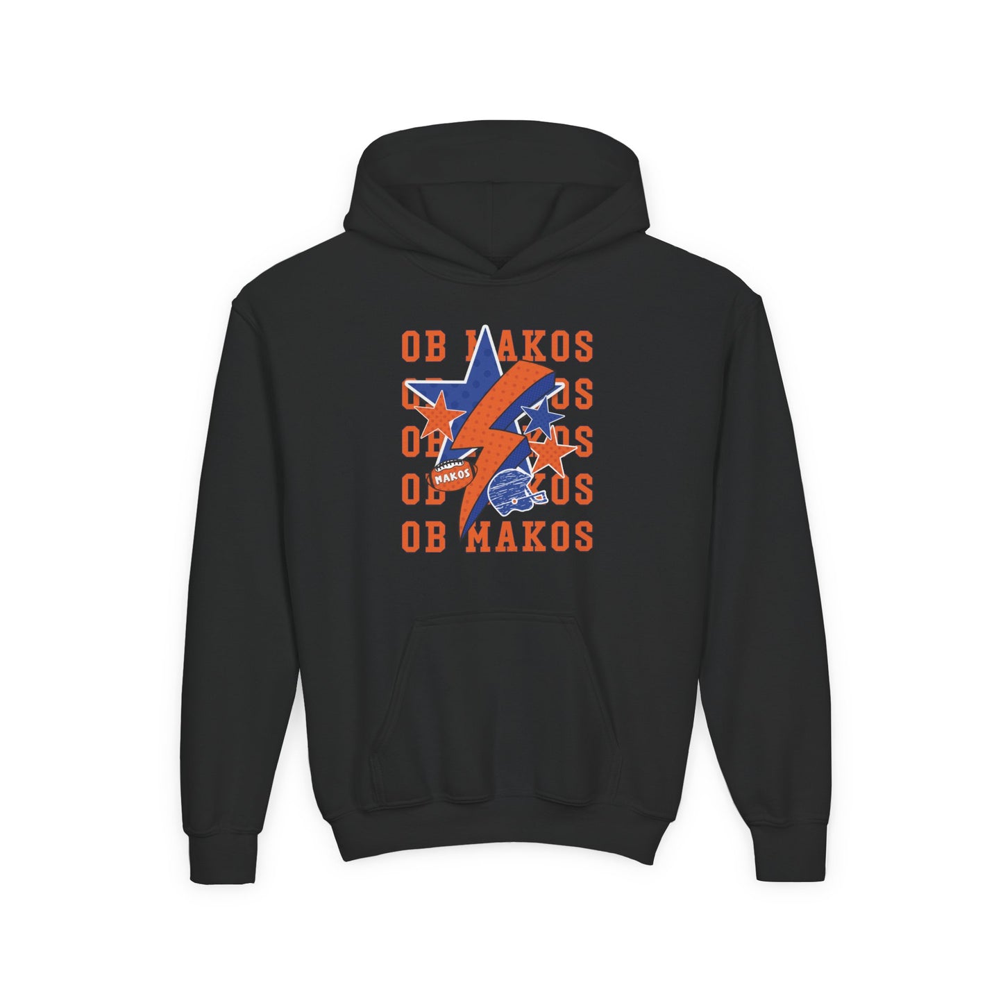 Youth Makos Lightning Football Hoodie