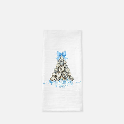Ono Island Oyster Tree Tea Towel (Flour Sack)