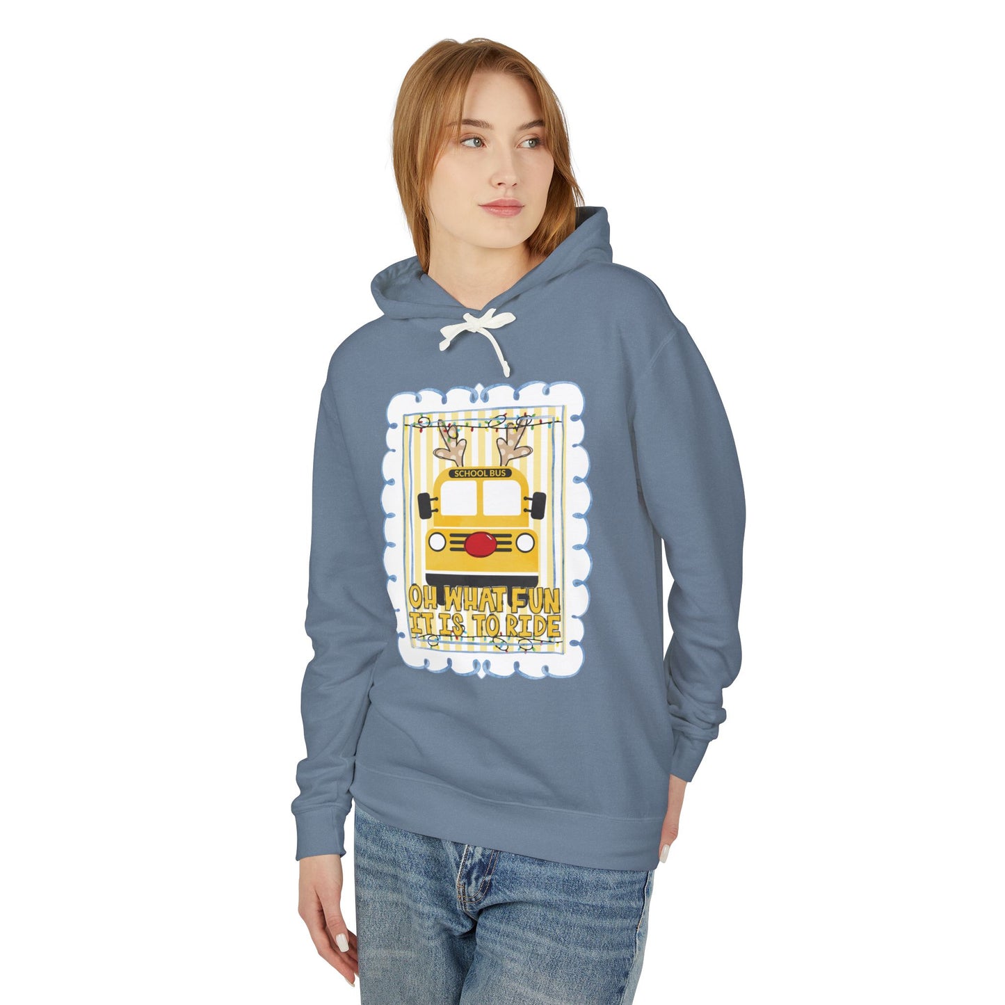 Christmas Bus Driver Hoodie -  Comfort Colors