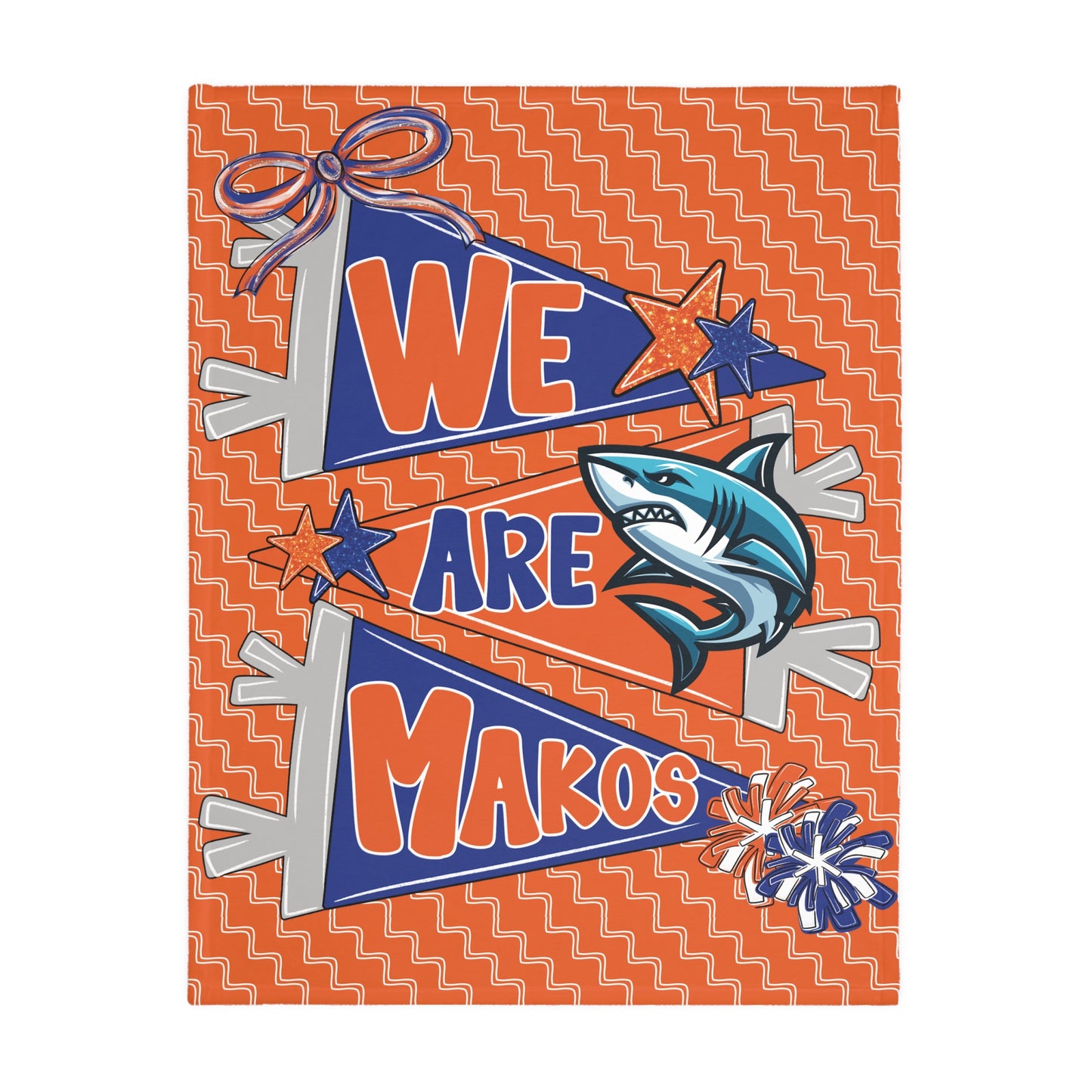 We Are Makos 2 Sided Plush Blanket