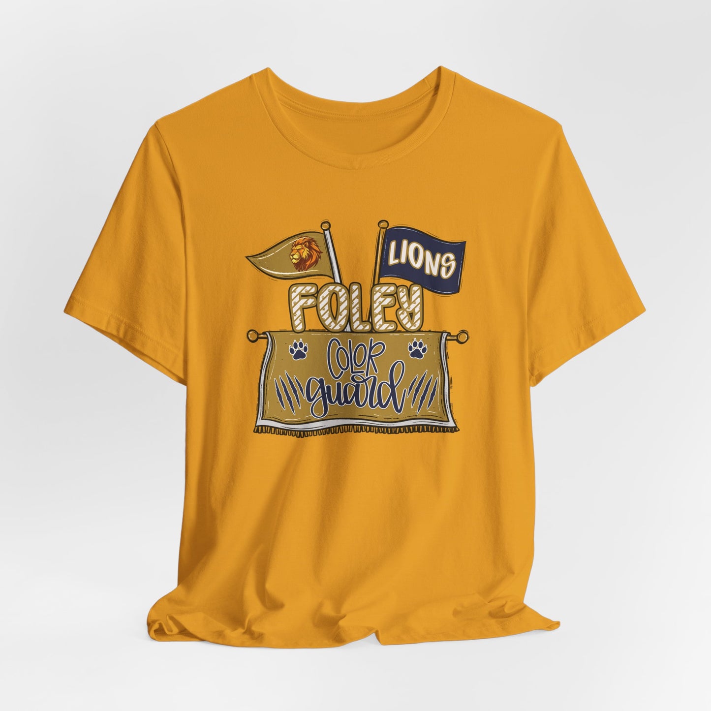 Foley Lions Color Guard Jersey Tee - Bella Canvas